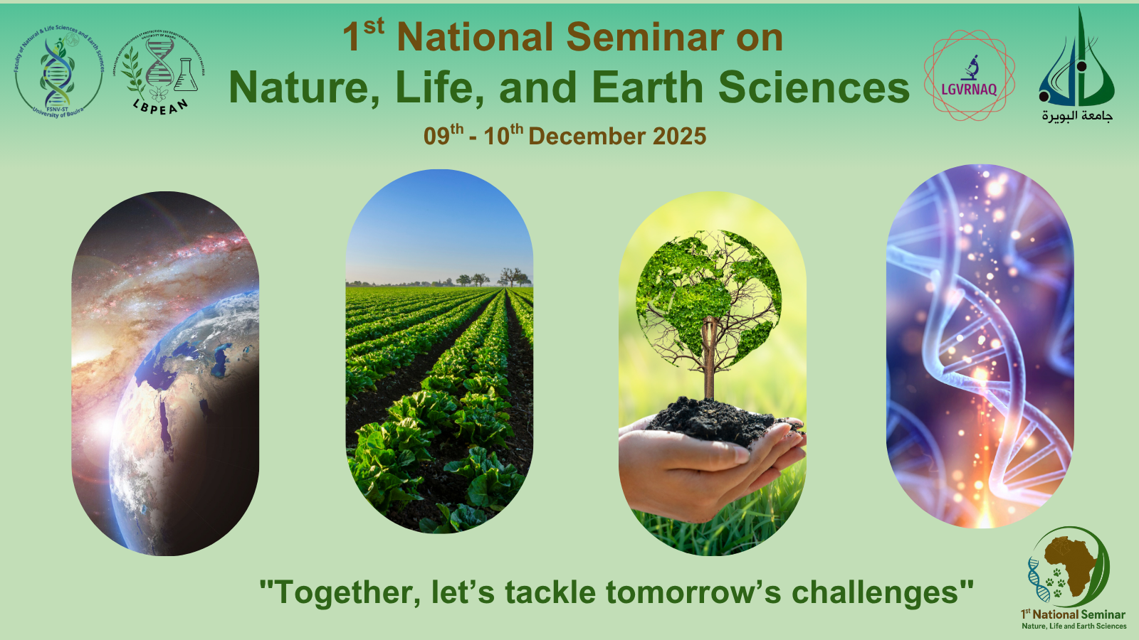 1st National Seminar on Nature, Life, and Earth Sciences